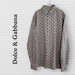 D&G ドルチェ&ガッバーナ/ドット柄　長袖シャツ