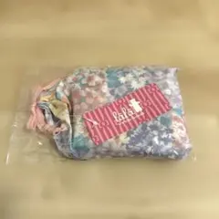 【新品未使用】fafa フェフェ 巾着ポーチ Sサイズ ラベンダーマルチフラワー