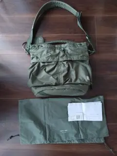 PORTER × HYKE ショルダーバッグ オリーブsizeLのサムネイル