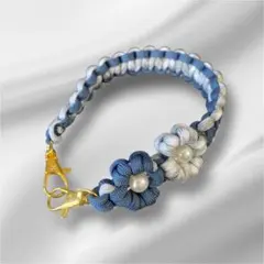 【送料無料】フラワーパールストラップ　携帯ストラップ　ハンドストラップ　母の日