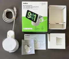 Belkin BoostCharge Pro 2in1 MagSafe サンド