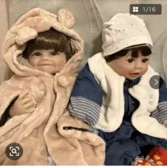 可愛い男の子、女の子　リボーンドールセット　　春夏服付き