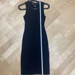 VERSUS 黒 ノースリーブ ミニワンピース 24/38