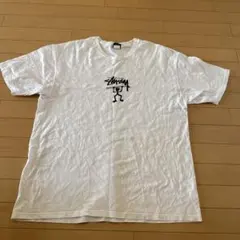 Stussy ホワイト Tシャツ Lサイズ　シャドーマン
