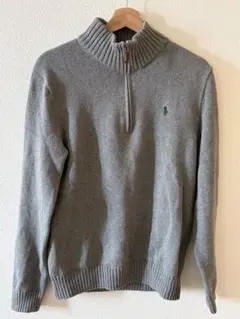 Polo Ralph Lauren グレー ハーフジップセーター S