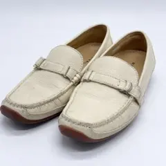 リーガル 革靴 23.5cm レザー ベージュ ドライビングシューズでも