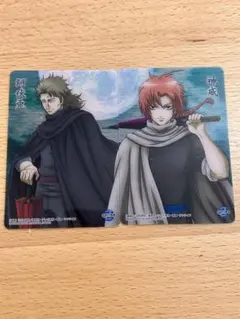 銀魂 クリアカードコレクション 夜兎 神威 阿伏兎　ペア　カード　キラキラ