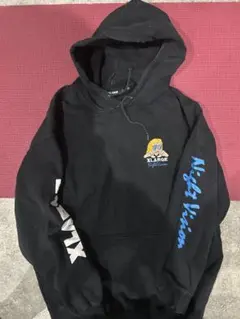 XLARGE Night Vision ブラックパーカー