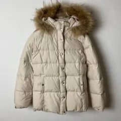 アイボリー ダウンジャケット