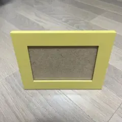 イエローフォトフレーム スタンド付き