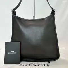 【美品】オールドコーチ 9073 ショルダーバッグ レザー 本革 斜め掛け 黒