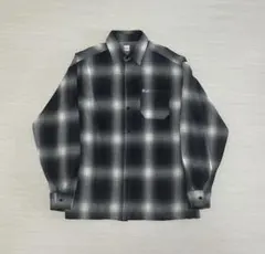 CalTop オンブレチェックシャツ M 長袖