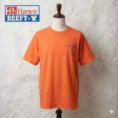 Hanes ヘインズ BEEFY-T 半袖Tシャツ オレンジ L 90s Y2K