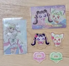 キミとアイドルプリキュア　プリルン　メロロン　ミニアクリルスタンド　カード