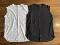 UNIQLO◾️エアリズムコットンT/ノースリーブ M 2点 一回着用used美
