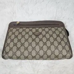 GUCCI グッチ　セカンド/クラッチバッグ　GG柄　PVC　オールドグッチ