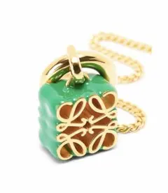 LOEWE ロエベ アナグラム ペンダント キューブ ネックレス