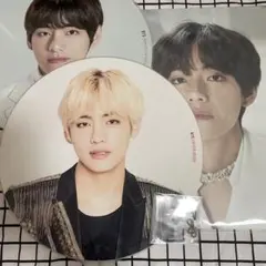 全開封済み BTS テヒョン V テテ うちわ＆プレフォト セット
