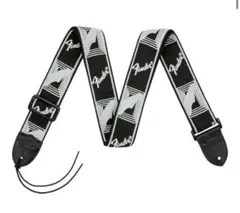 Fender ギター用ストラップ 黒/灰色