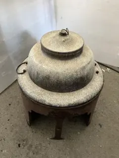 ③アンティーク陶器 甕(かめ) 醤油甕 酒造 上部口は細め 持ち手あり