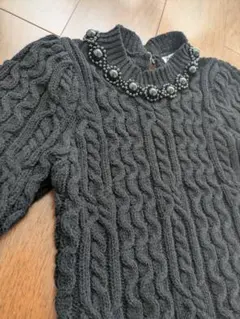 ZARA　ケーブルニット　半袖