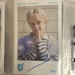 TWS JIHOON トレカDICON POPUP チェキ ジフン - メルカリ