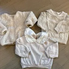女の子90サイズ冬服セット(プティマイン他)