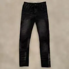 レディース　ブラックデニム風レギンスM〜Ｌ