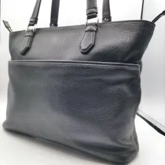 FIVE WOODS トートバッグ GRAIN ブラック シボ革 A4 肩掛けのサムネイル