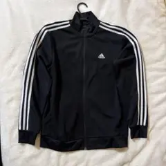adidas トラックジャケット 黒