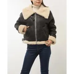 ZARA ムートンコート Sサイズ ブラウン