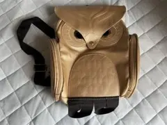 最終値下げしました　新品　未使用　フクロウ リュックサック シャンパンゴールド