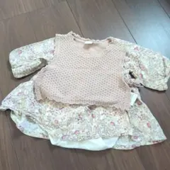 ベスト　ワンピース　2点セットのサムネイル