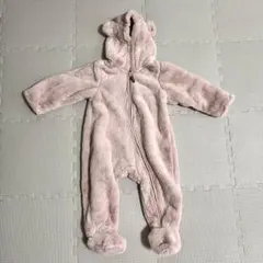 H&M くま耳 もこもこカバーオール