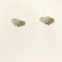 ピアス 両耳用 ハート スワロフスキー