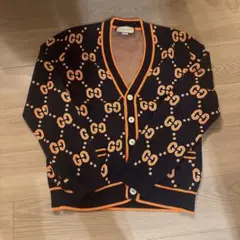 【未使用級！！】GUCCI GG カーディガン ロゴ 総柄 メンズ サイズXL GUCCI 【未使用 / 超希少XXL タグ付き】GUCCI グッチ
