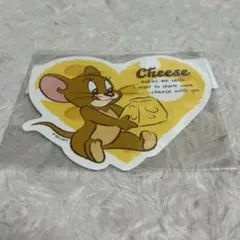 トムとジェリー ジェリー ステッカー ハート チーズ