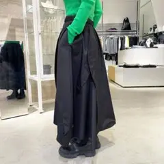 最終値下げ！エンフォルド　ENFOLD パネルスカート ブラック38