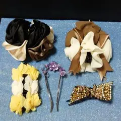 まとめ売りバンスクリップ、バナナクリップなど5点