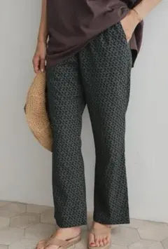 URBAN RESEARCH DOORS プリントイージーパンツ