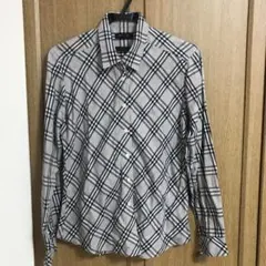 Burberry チェック柄 長袖シャツ M