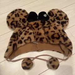 東京ディズニーリゾート ヒョウ柄ファンキャップ旧