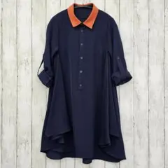 【 AND A 】アンドエー Aラインフリルワンピースのサムネイル