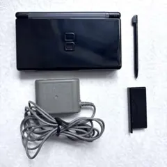美品 ニンテンドーDS Lite ブラック 本体 専用充電器付 黒 画面ヤケ極少