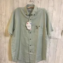 Jean Louis Fradet 麻100% 半袖シャツ M リネン 刺繍のサムネイル