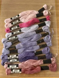 Cosmo 刺繍糸 10本セット ピンク パープル系