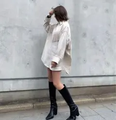 MOUSSY FRINGE OVER シャツ