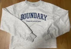 グレー スウェット BOUNDARY サイズS