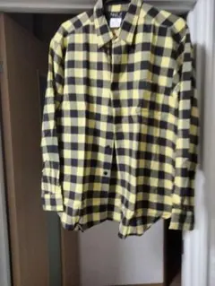 agnis b. homme チェックネルシャツ サイズ3