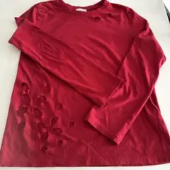 ATTISESSION フラワーモチーフホールロングスリーブTシャツ - メルカリ